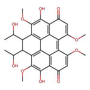 Elsinochrome C structure