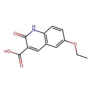 6-Ethoxy-2-oxo-1,2-dihydroquinoline-3-carboxylic acid structure