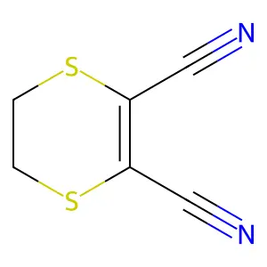 5,6-二氢-1,4-二噻英-2,3-二腈 structure