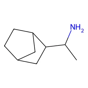 1-{Bicyclo[2.2.1]heptan-2-yl}ethan-1-amine hydrochloride structure