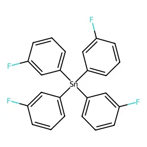 Tin, tetrakis(m-fluorophenyl)- structure