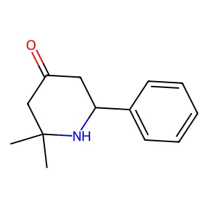 2,2-Dimethyl-6-phenylpiperidin-4-one structure