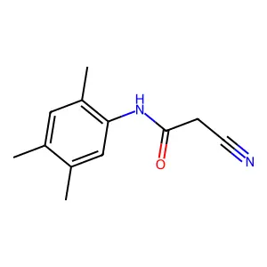 2-cyano-N-(2,4,5-trimethylphenyl)acetamide structure