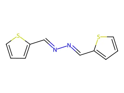 Bis(2-thenylidene)hydrazine structure