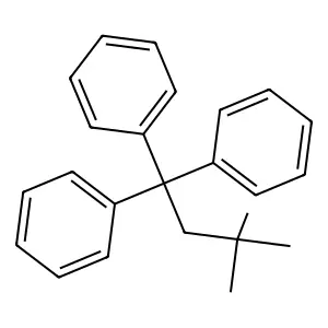 Benzene, 1,1',1''-(3,3-dimethylbutylidyne)tris- structure