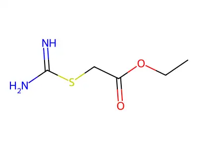 Ethyl 2-(carbamimidoylthio)acetate structure