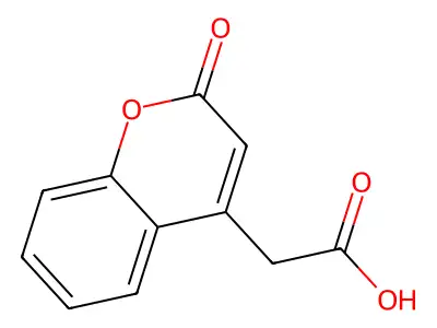 2-(2-氧代色烯-4-基)乙酸 structure