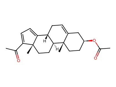 (3b)-3-(Acetyloxy)pregna-5,14,16-trien-20-one structure