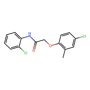 2-(4-Chloro-2-methylphenoxy)-N-(2-chlorophenyl)acetamide structure