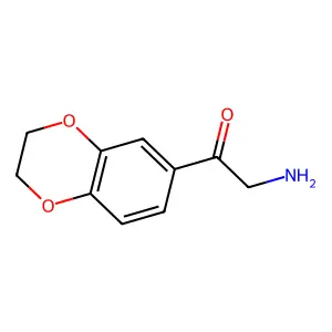 2-Amino-1-(2,3-dihydrobenzo[b][1,4]dioxin-6-yl)ethanone structure