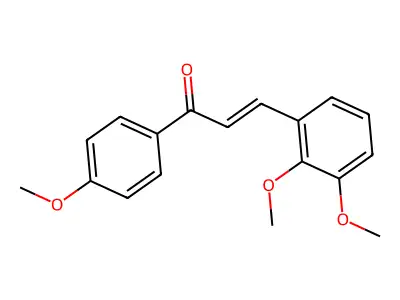 2,3,4'-Trimethoxychalcone structure