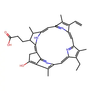 Pyropheophorbide a structure