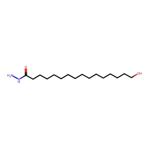 16-Hydroxyhexadecanehydrazide structure