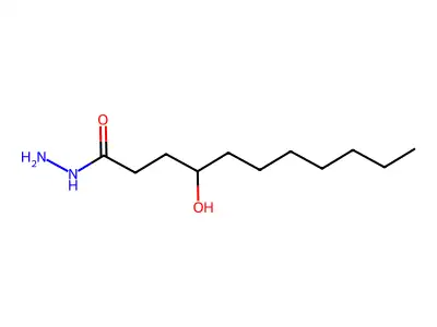 4-Hydroxyundecanehydrazide structure