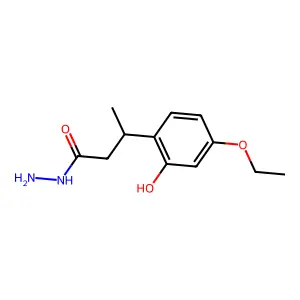 3-(4-Ethoxy-2-hydroxyphenyl)butanehydrazide structure