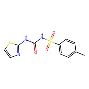 1-(4-methylphenyl)sulfonyl-3-(1,3-thiazol-2-yl)urea structure