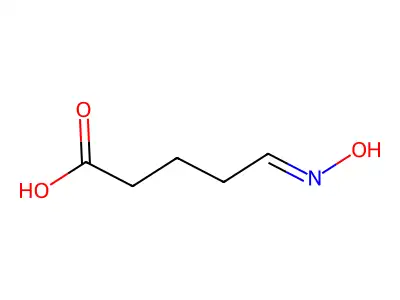 5-Hydroxyiminopentanoic acid structure