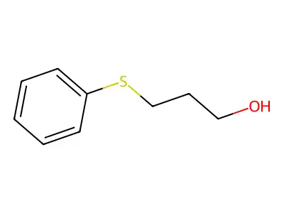 3-(Phenylsulfanyl)propan-1-ol structure