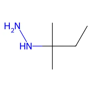 (2-Methylbutan-2-yl)hydrazine structure