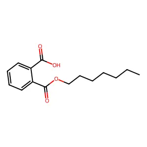 Monoheptyl phthalate structure