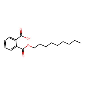 Nonyl hydrogen phthalate structure
