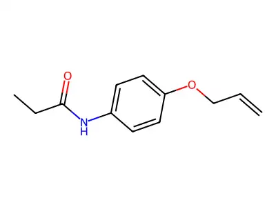 N-(4-prop-2-enoxyphenyl)propanamide structure