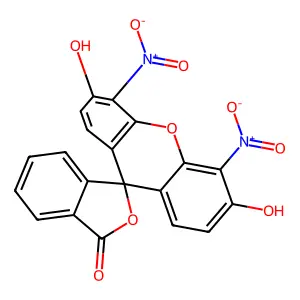 4',5'-Dinitrofluorescein structure