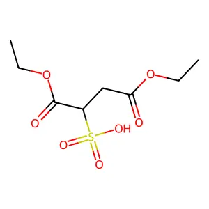 1,4-二乙氧基-1,4-二氧代-2-丁磺酸 structure