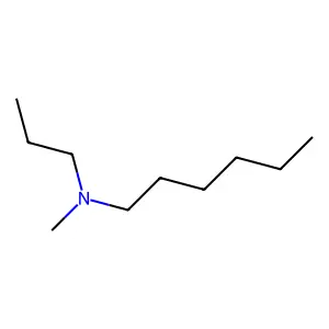 Hexylamine, N-methyl-N-propyl- structure