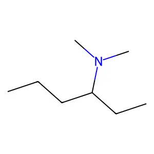 N,N-Dimethyl-3-hexanamine structure