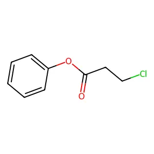 Phenyl beta-chloropropionate structure