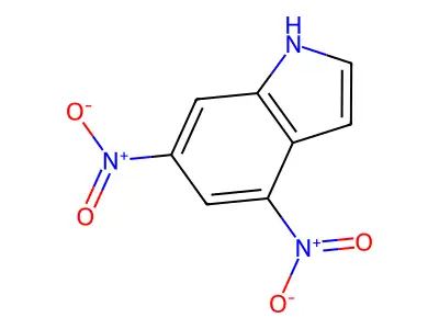 4,6-dinitro-1H-indole structure