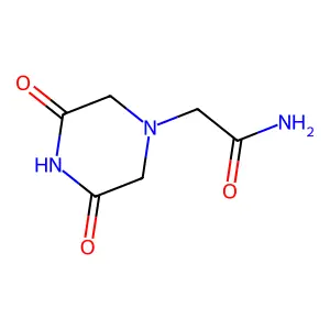 2-(3,5-Dioxopiperazin-1-yl)acetamide structure