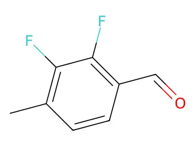 2,3-Difluoro-4-methylbenzaldehyde structure
