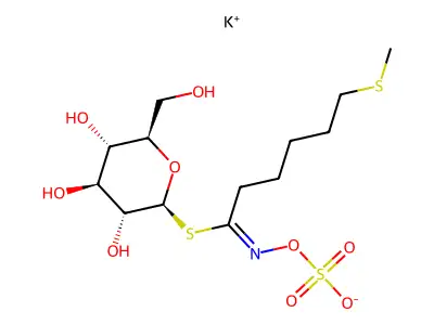 Glucoberteroin structure