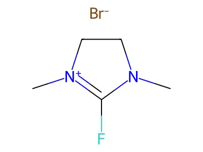 1,3-Dimethyl-2-fluoroimidazolinium bromide structure