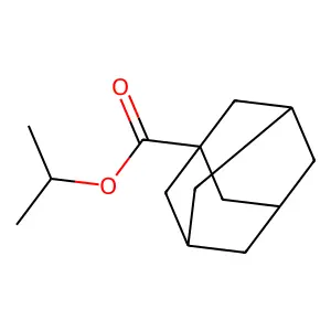 Isopropyl adamantane-1-carboxylate structure