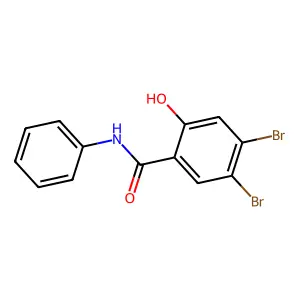 4,5-Dibromosalicylanilide structure