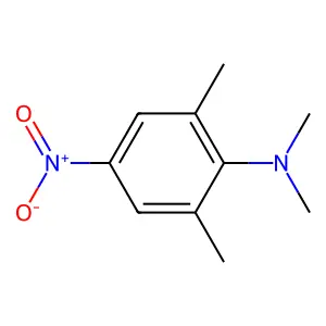 N,N,2,6-Tetramethyl-4-nitroaniline structure