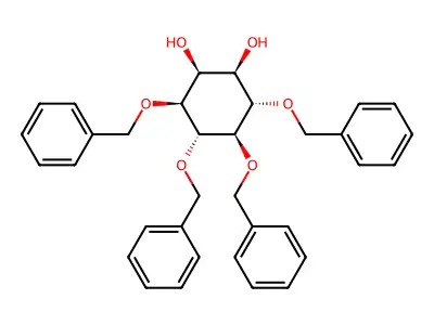 1,4,5,6-Tetra-o-benzyl-myo-inositol structure