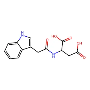 Indole-3-acetyl-L-aspartic acid structure