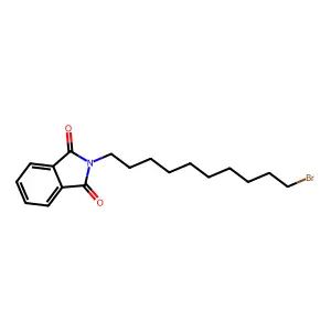 N-(10-Bromodec-1-yl)phthalimide structure