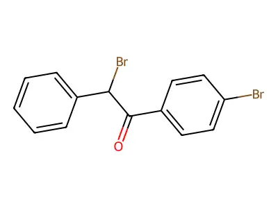 2-Bromo-1-(4-bromophenyl)-2-phenylethanone structure