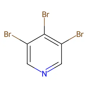 3,4,5-Tribromopyridine structure