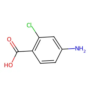 4-氨基-2-氯苯甲酸 structure