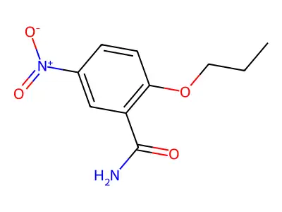 5-Nitro-2-propoxybenzamide structure