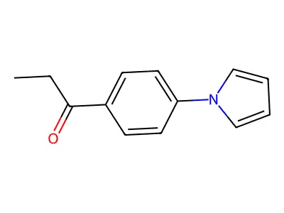 1-(4-(1H-pyrrol-1-yl)phenyl)propan-1-one structure