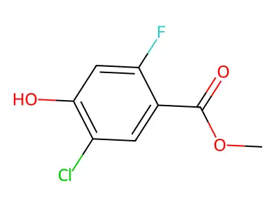 2-Chloro-6-fluoro-3-methoxybenzoic acid structure