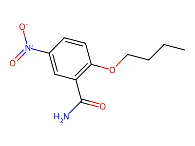 2-Butoxy-5-nitrobenzamide structure