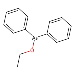 Ethyl diphenylarsinite structure